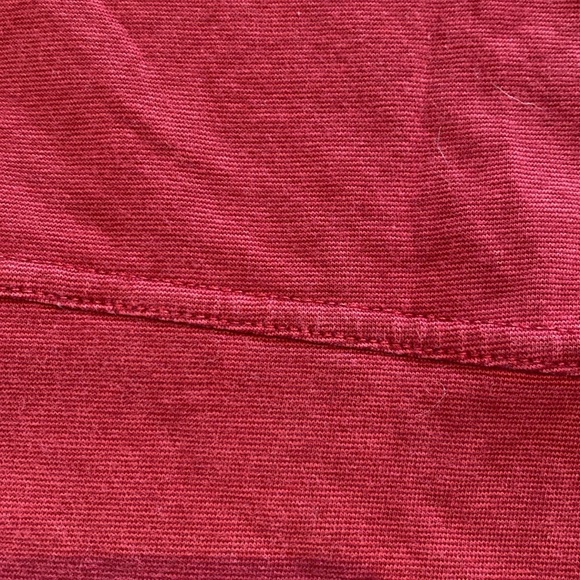 Toad&Co Organic Cotton Cowl Neck Tunic L/S Red Size LARGE - Picture 2 of 10